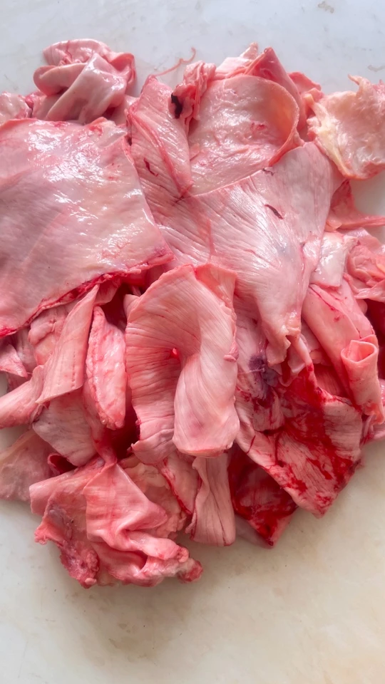 牛筋皮批发筋皮子带筋每天鲜出5斤10斤包邮烧烤穿串新鲜生鲜