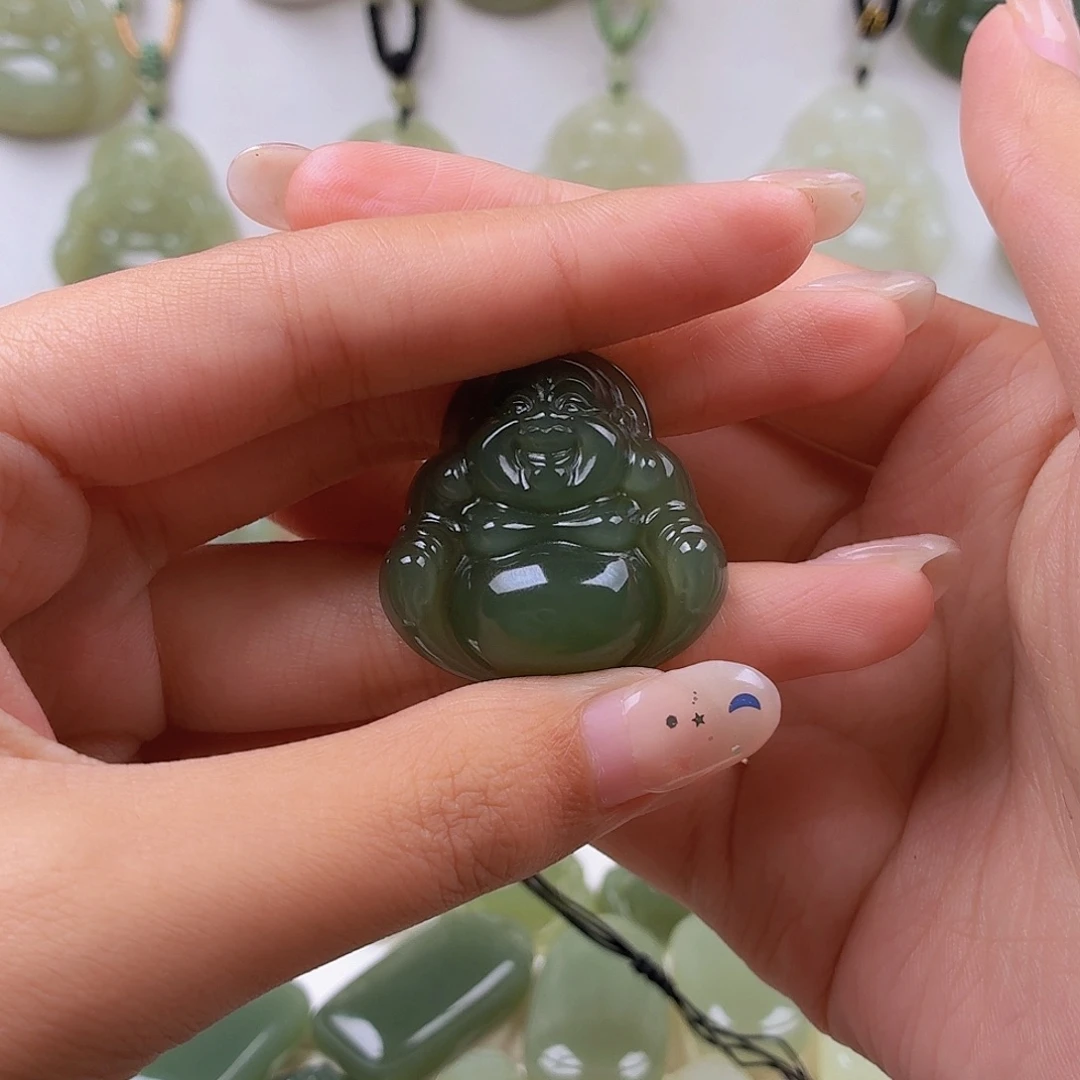 简***H颈饰未镶嵌和田玉福利33尺寸