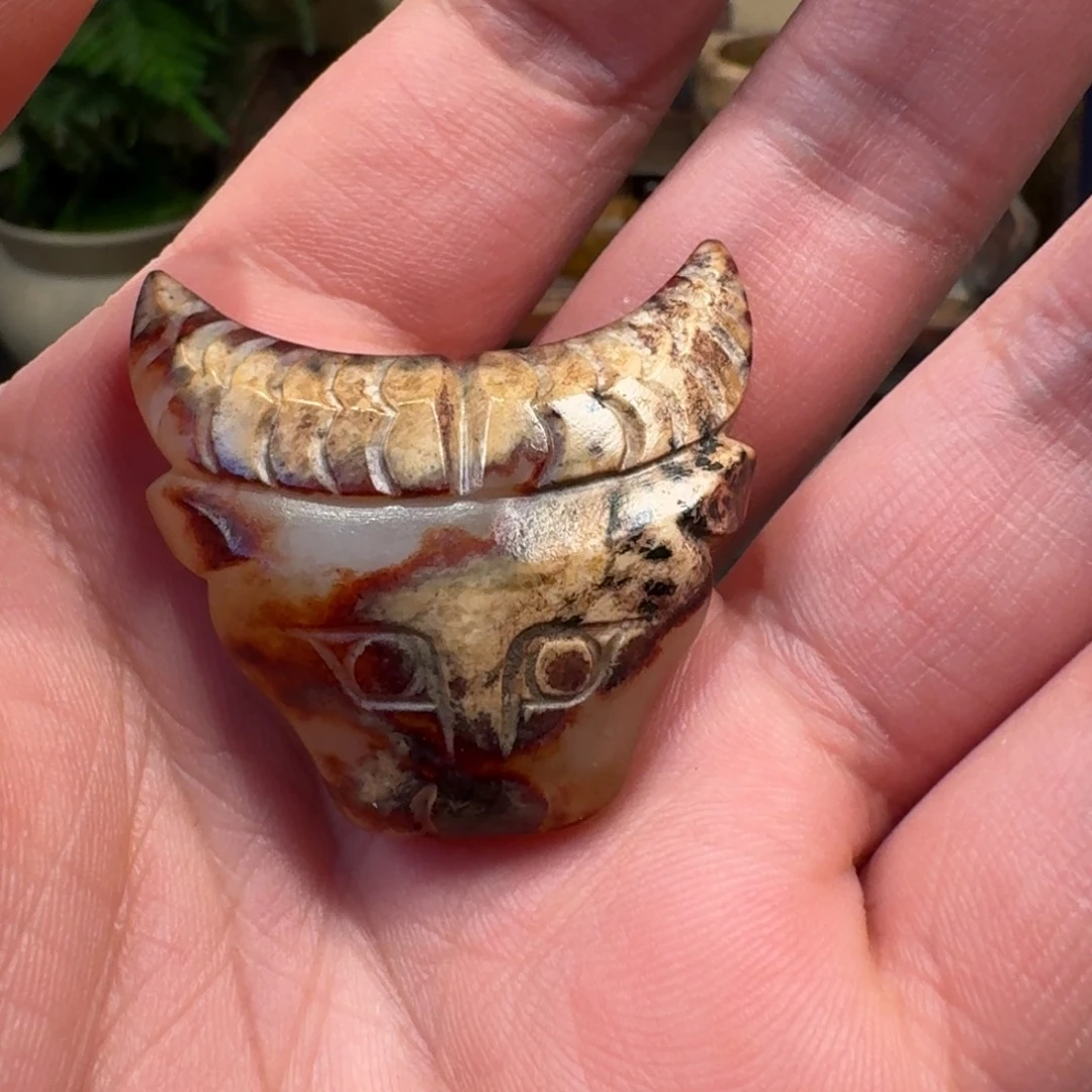 北***北和田玉（糖玉）未镶嵌车挂