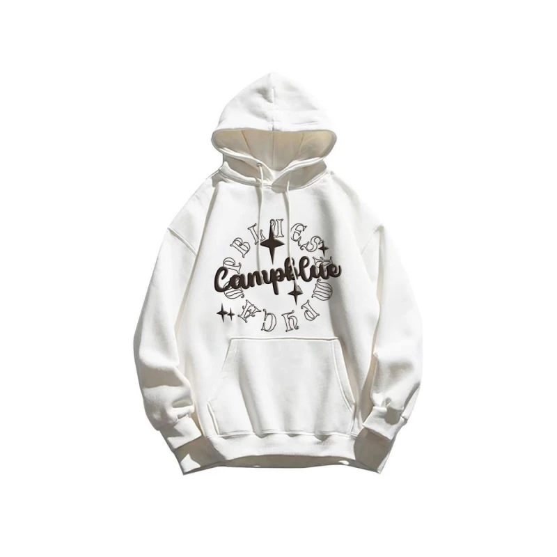 特大码300斤连帽卫衣男款秋冬季加厚重磅硬挺男生美式高街宽松潮