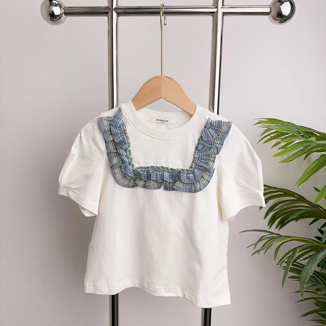 【G064】白色短袖T恤B4-6