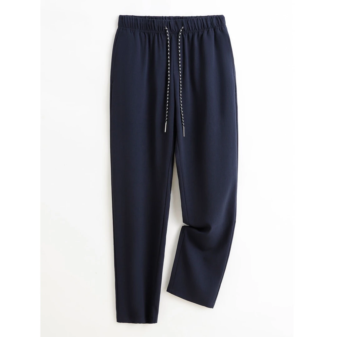 【冰感垂顺】清凉夏日 冰感氨纶垂顺休闲裤度假慵懒舒适休闲长裤