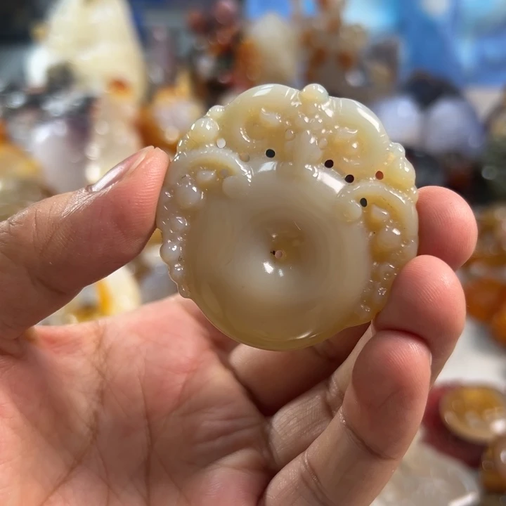 玛瑙/玉髓吊坠(不含链)未镶嵌