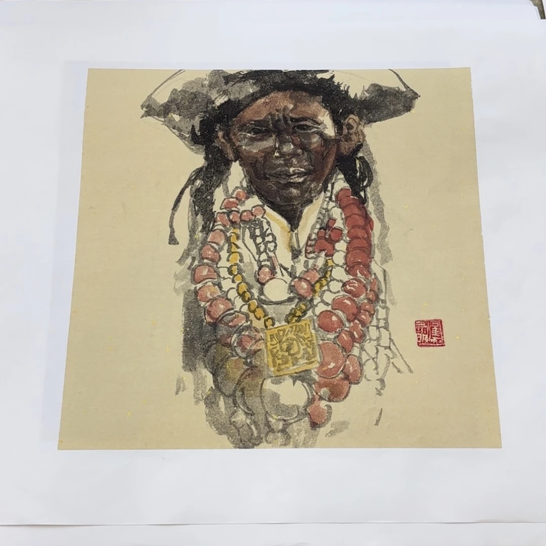 国画焦禄明老师作品刘