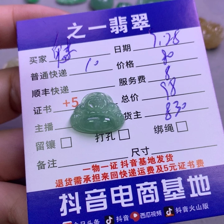 颈饰未镶嵌翡翠魅**编