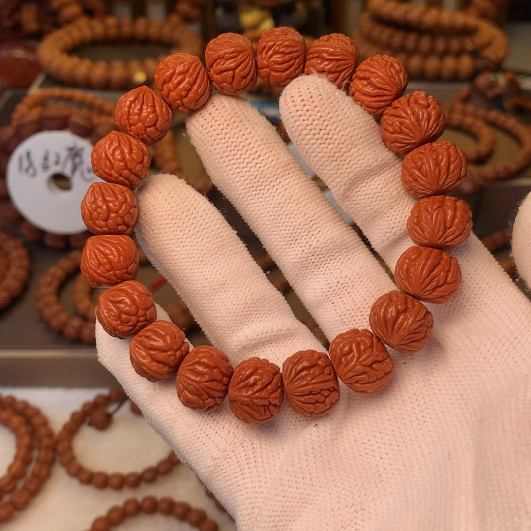 手串桃核秦岭龙纹