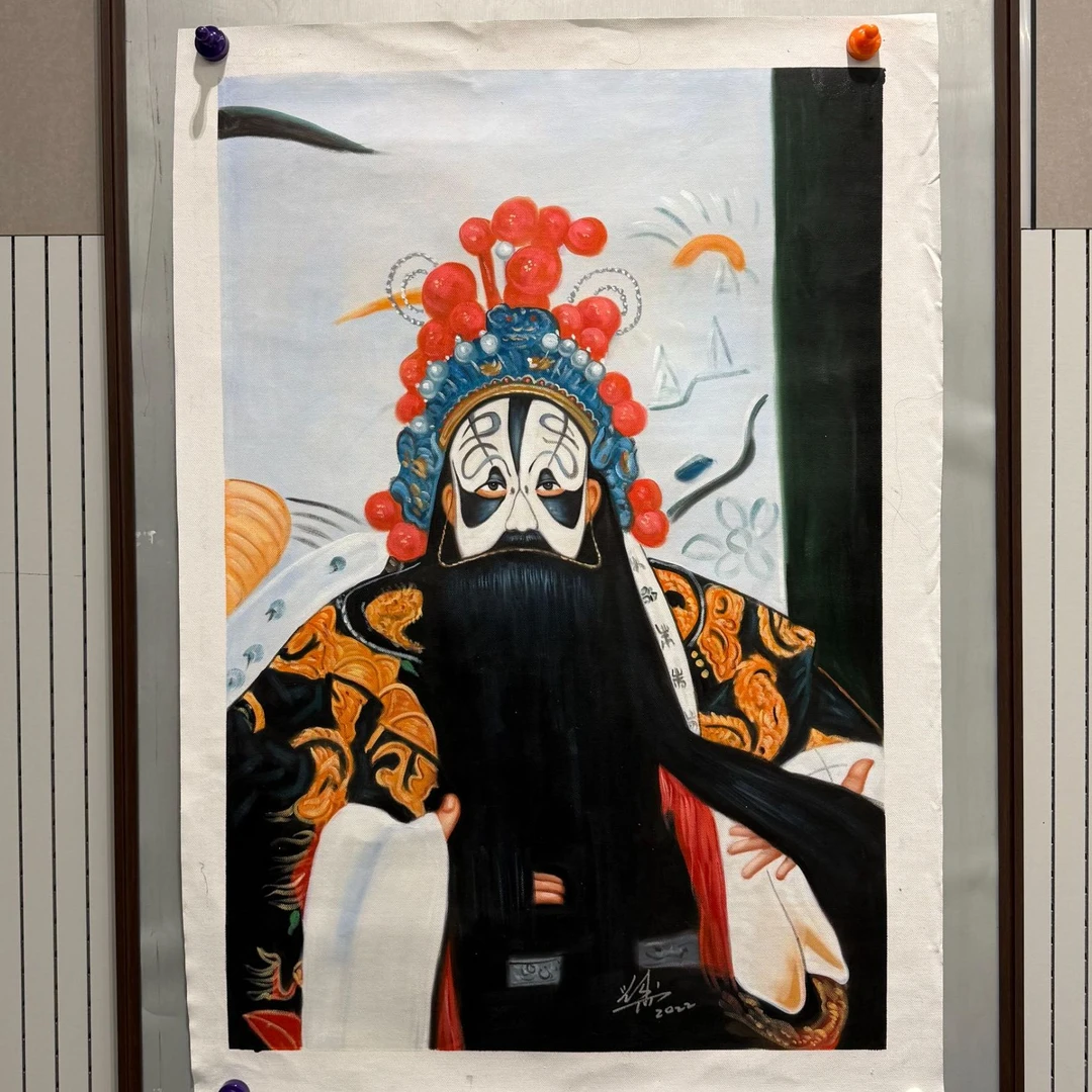 戴总专属——刘用华老师项羽油画作品