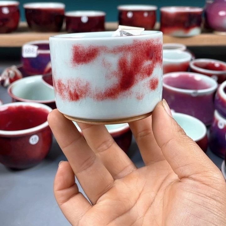 瓷片纯手工制作……微微瑕