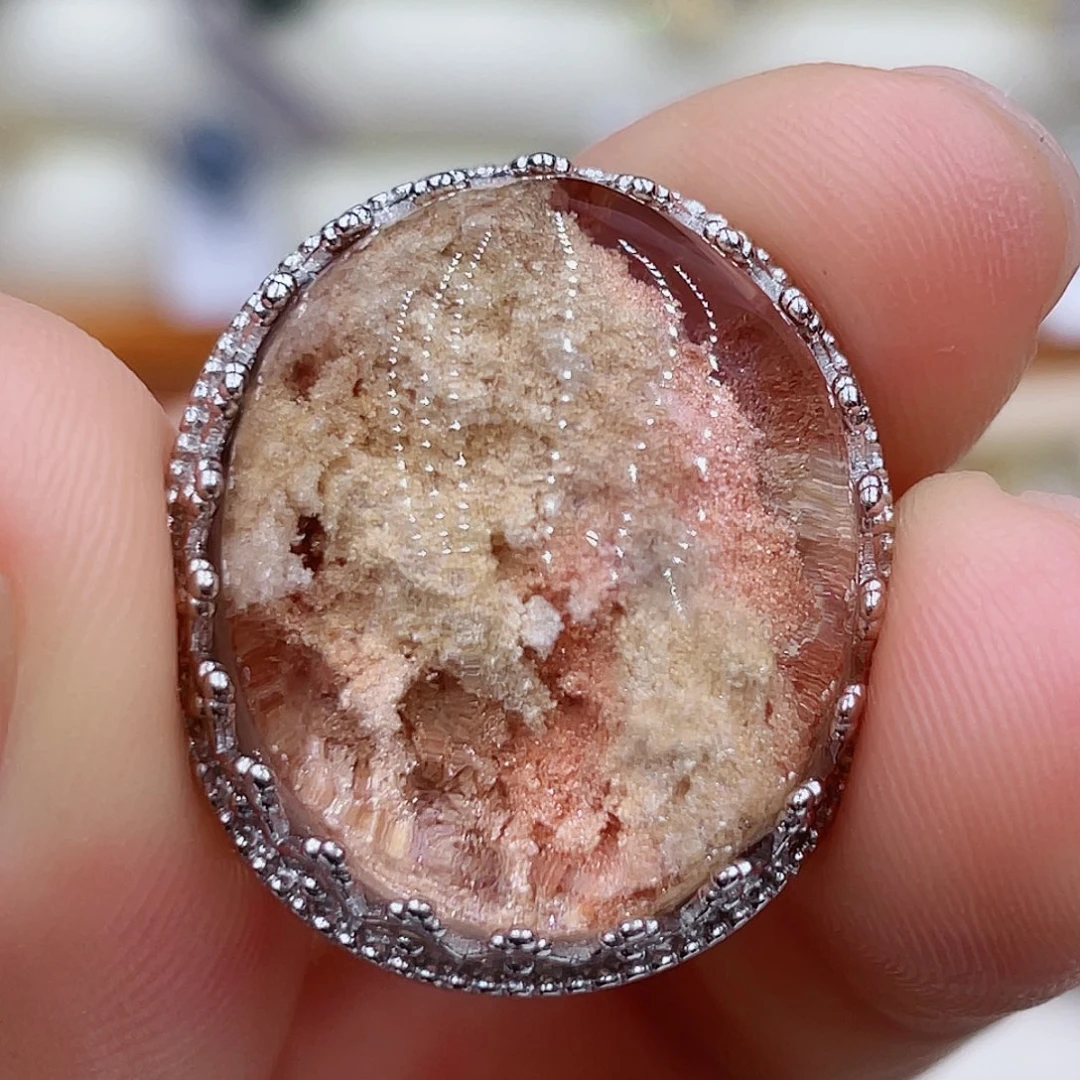 水晶磨合银S925镶嵌h****…