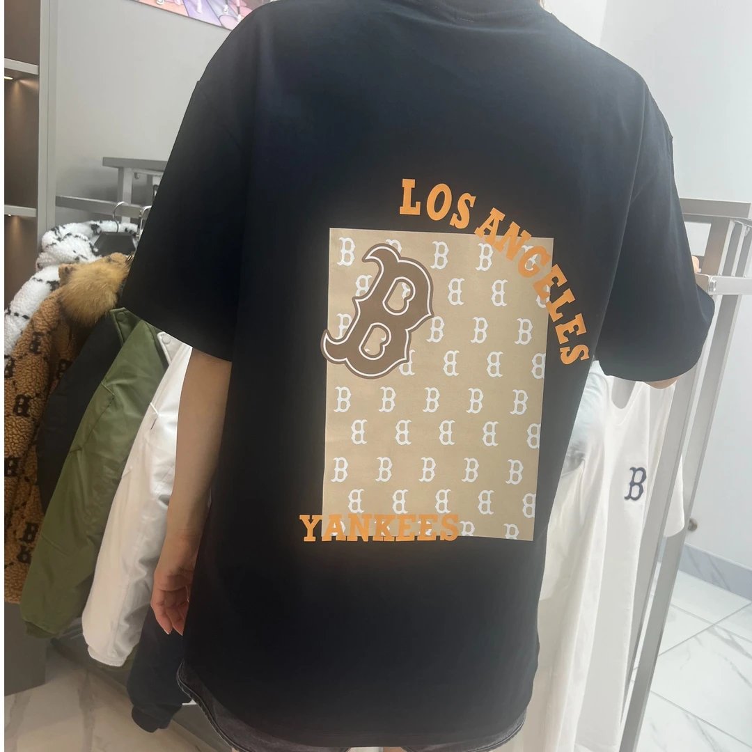 重磅休闲圆领情侣时尚百搭短袖T  B款