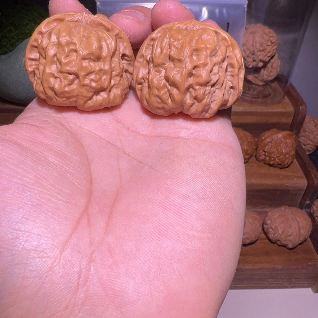 文玩核桃把件41尺蛤蟆头