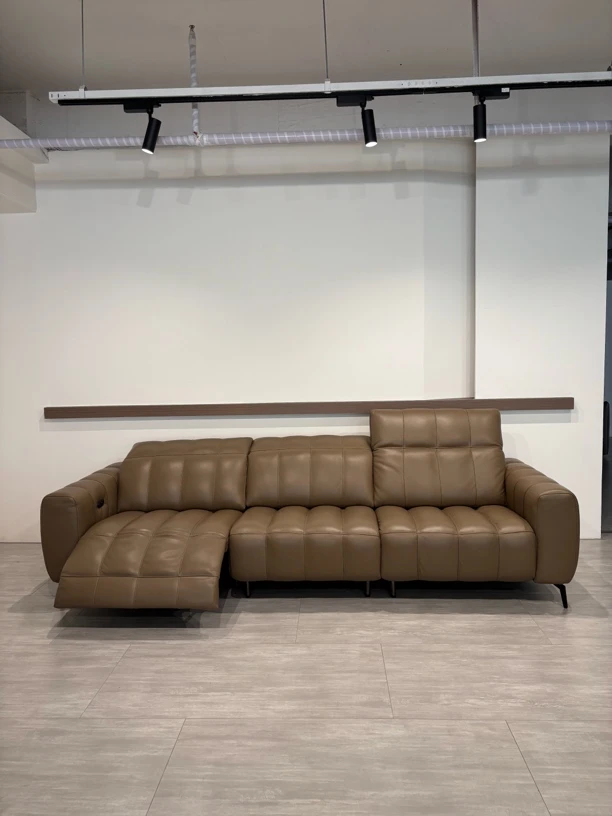 客厅默认附加功能多功能皮艺沙发毛毛虫功能沙发皮沙发头层牛皮