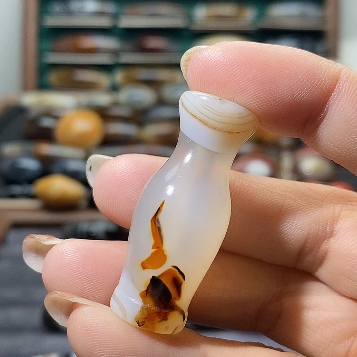 玛瑙/玉髓未镶嵌吊坠(不含链)