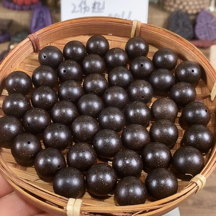 帝王级大龙涎1.5天然中药材合香珠到手40颗打底微瑕