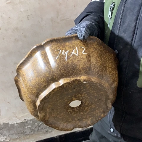 紫砂花盆手工制作