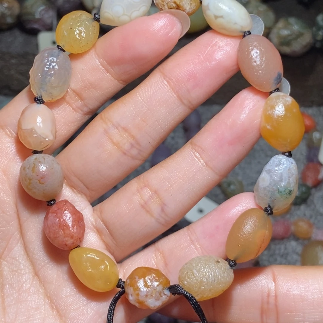 未镶嵌玛瑙/玉髓珠宝半成品
