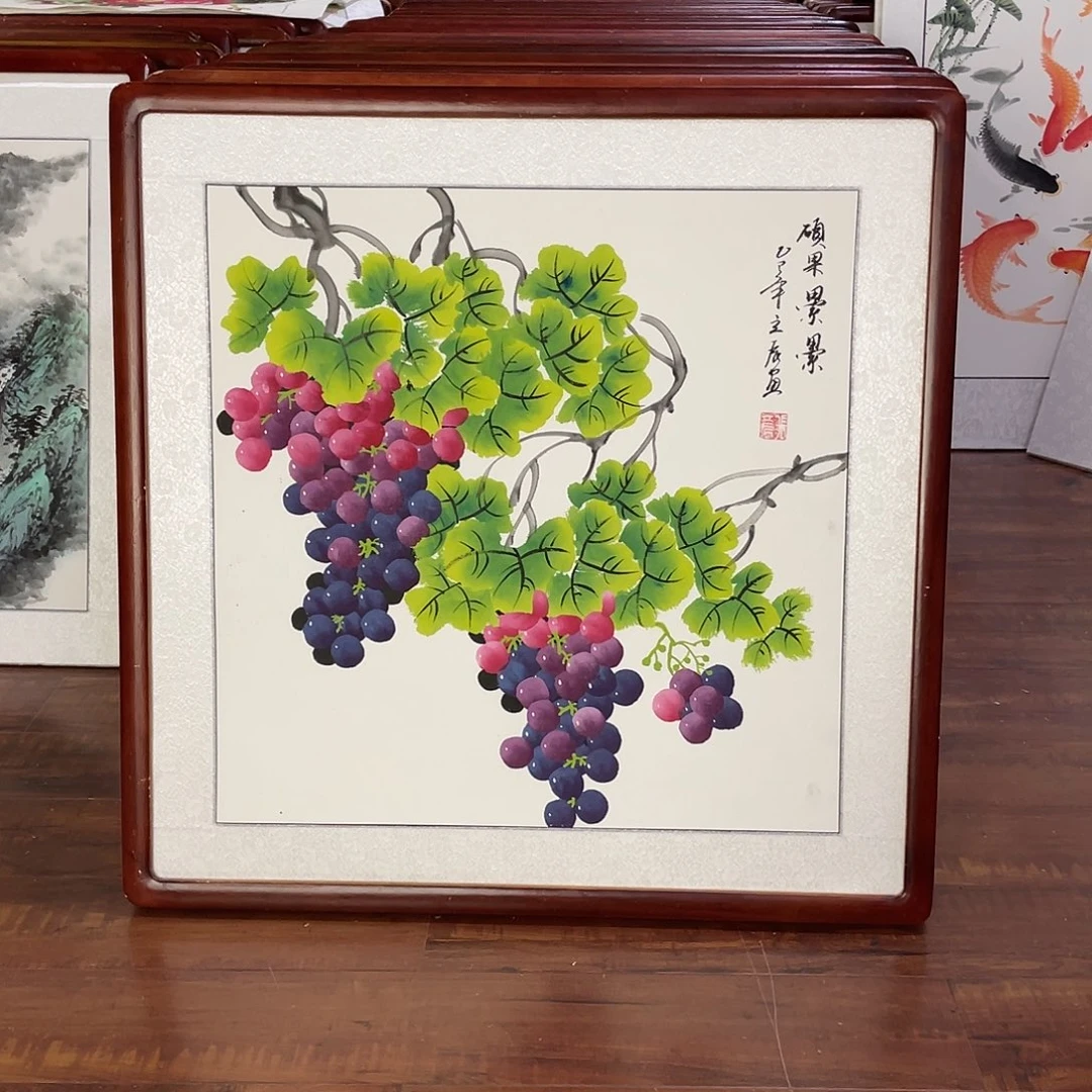 国画带框尺寸63*63厘米