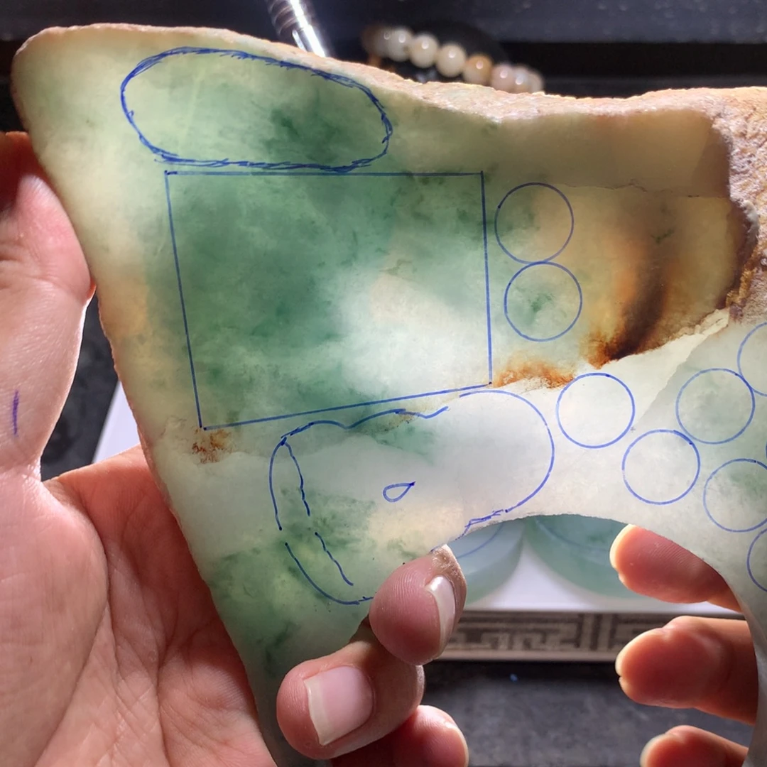 爱***萍定制翡翠未镶嵌翡翠