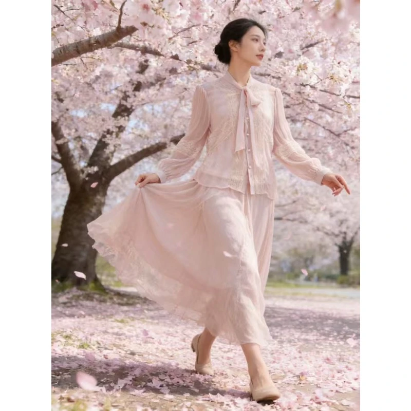 JY2025新款春夏季精致款舒适百搭纯色半身裙124-164