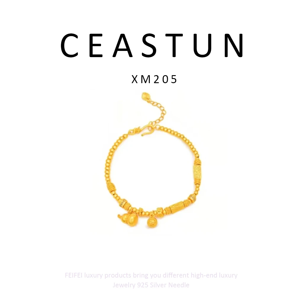 铜合金手链 手链【幸运福禄】CEASTUN 高级设计手链【非黄金】~ XM205