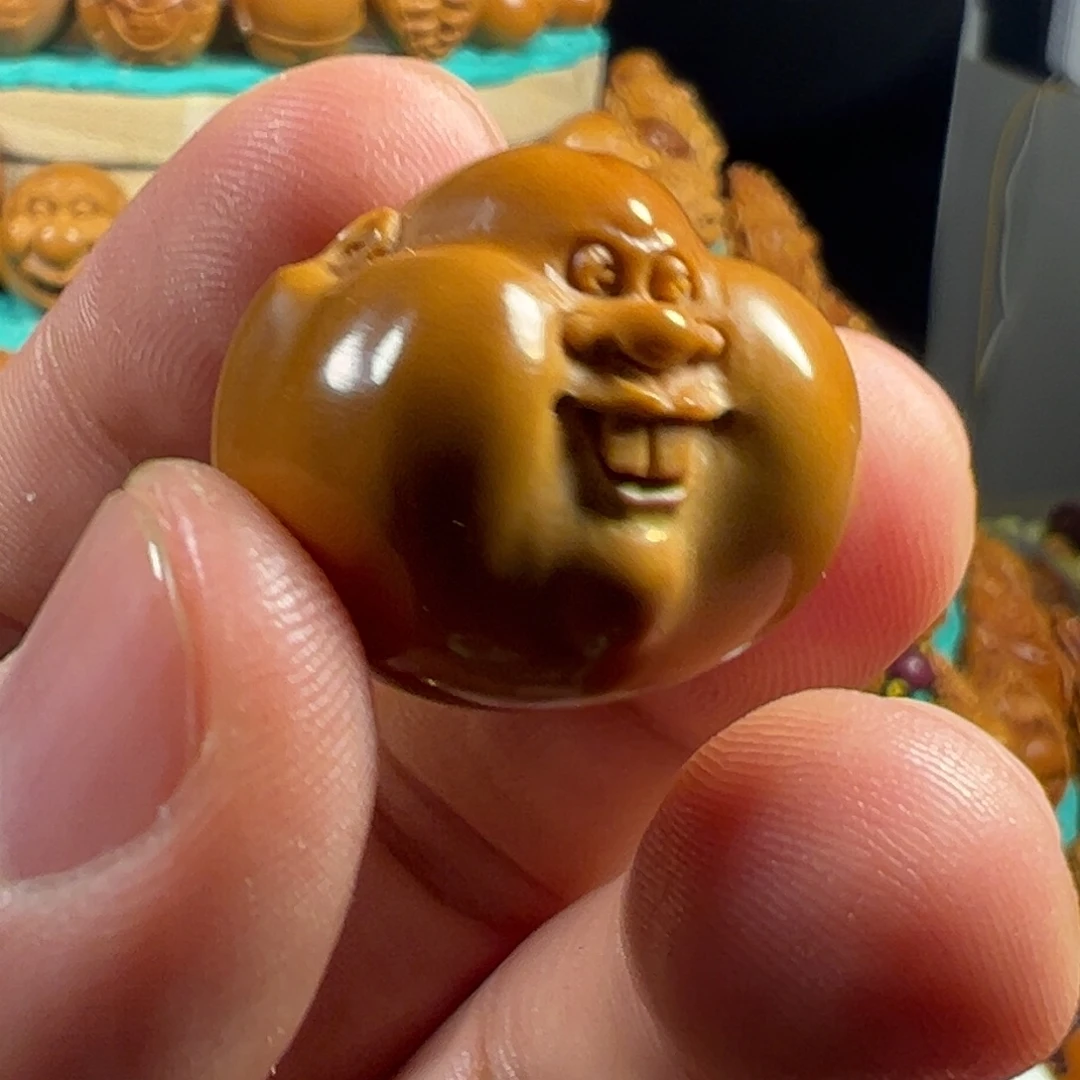 勇***仔橄榄核手串/手链26大怪脸