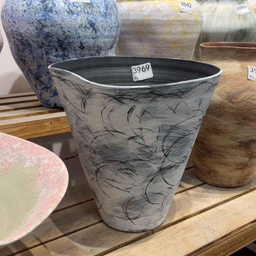 瓷片3969高27口25.5已打孔的，