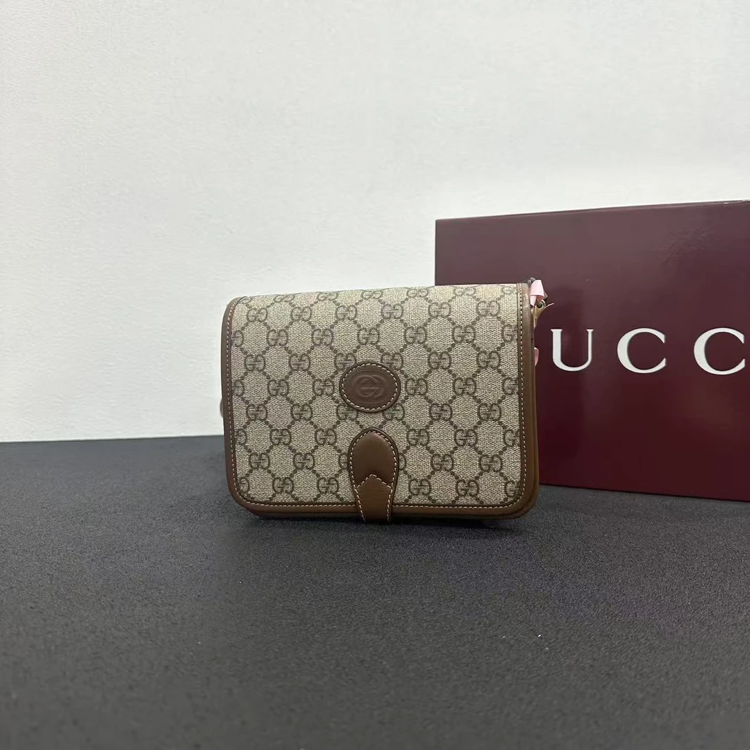 未使用 GUCCI/古驰 壹所奢品/GUCCI 老花风琴邮差 闲置
