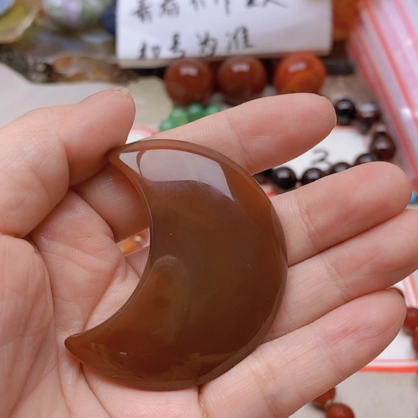 【闪购商品】未镶嵌玛瑙/玉髓珠宝半成品火*