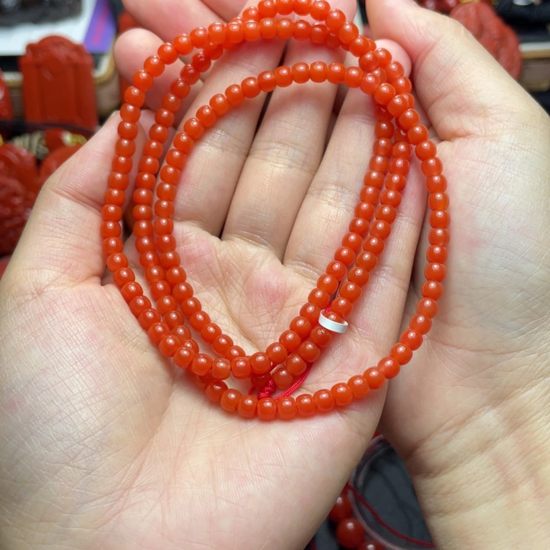 嘎***～颈饰未镶嵌南红玛瑙