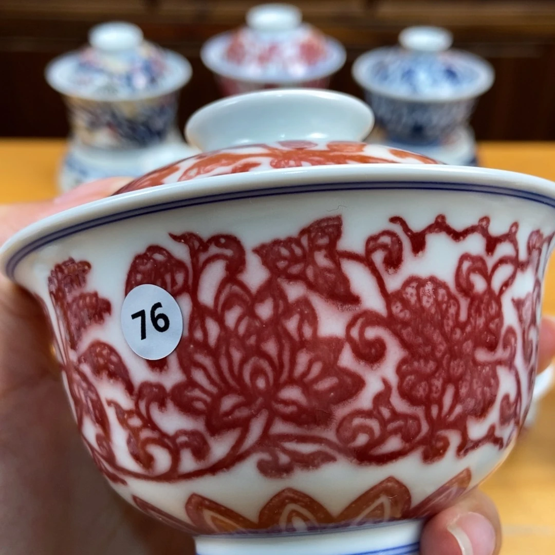 手绘现代茶具非古董