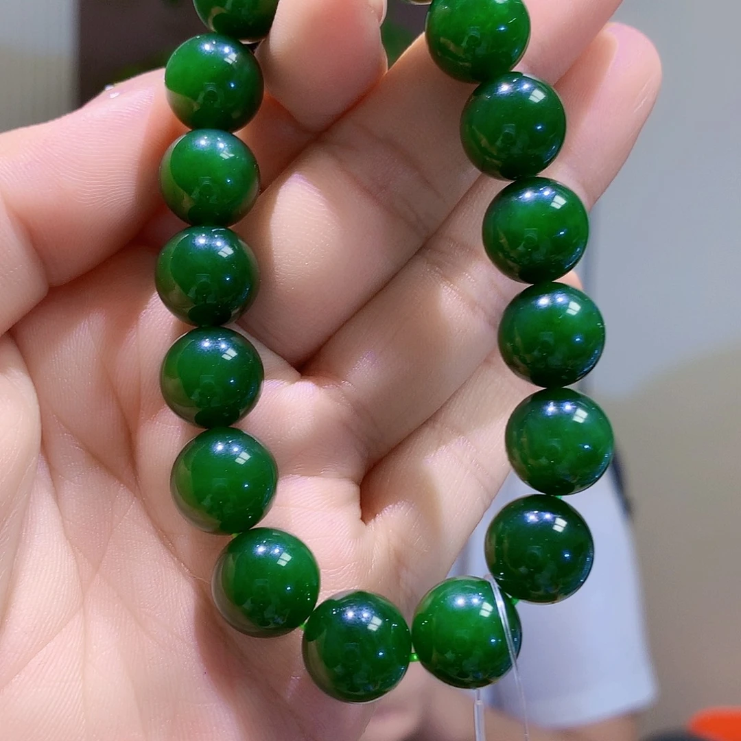 手链未镶嵌和田玉（碧玉）卡12