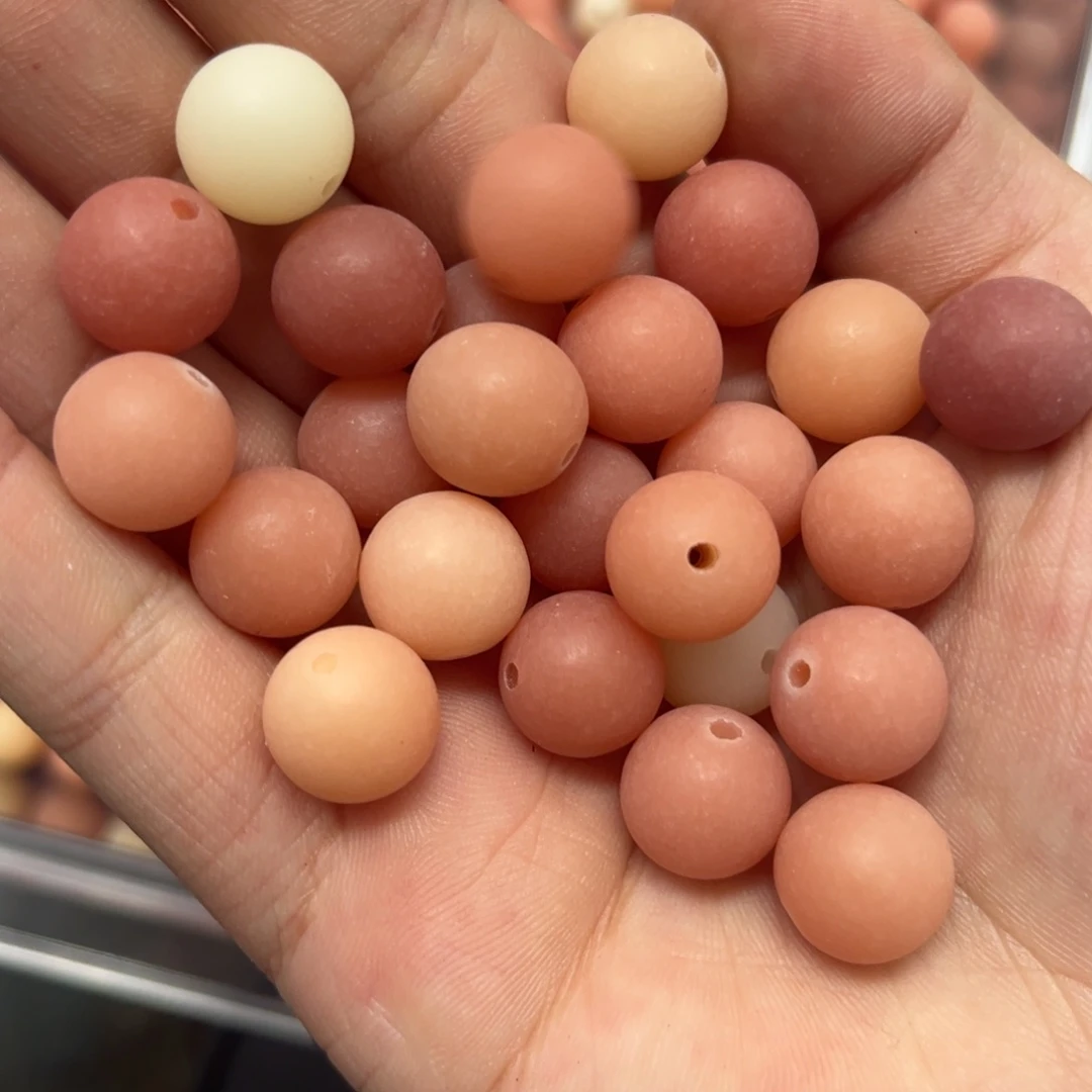 【闪购商品】白玉菩提吊坠q/12 108粉玉原果