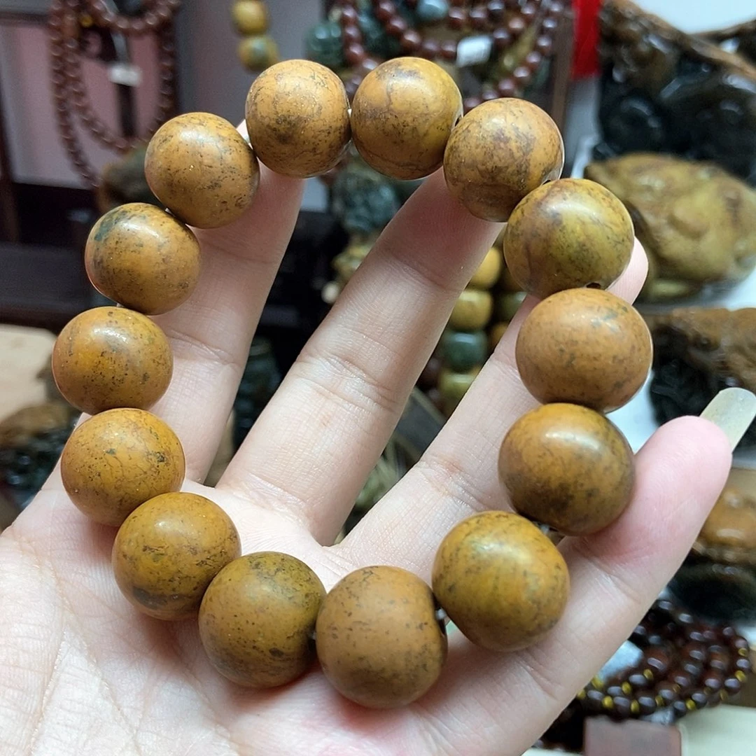 岫岩河磨玉（透闪石质玉）手串未镶嵌