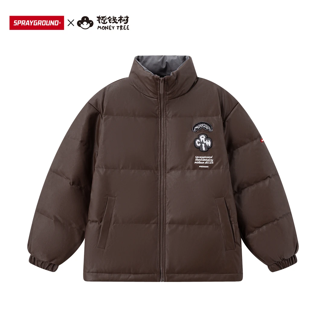 【摇钱树联名】SPRAYGROUND鲨鱼嘴羽绒服冬季潮流JM WE141313活动