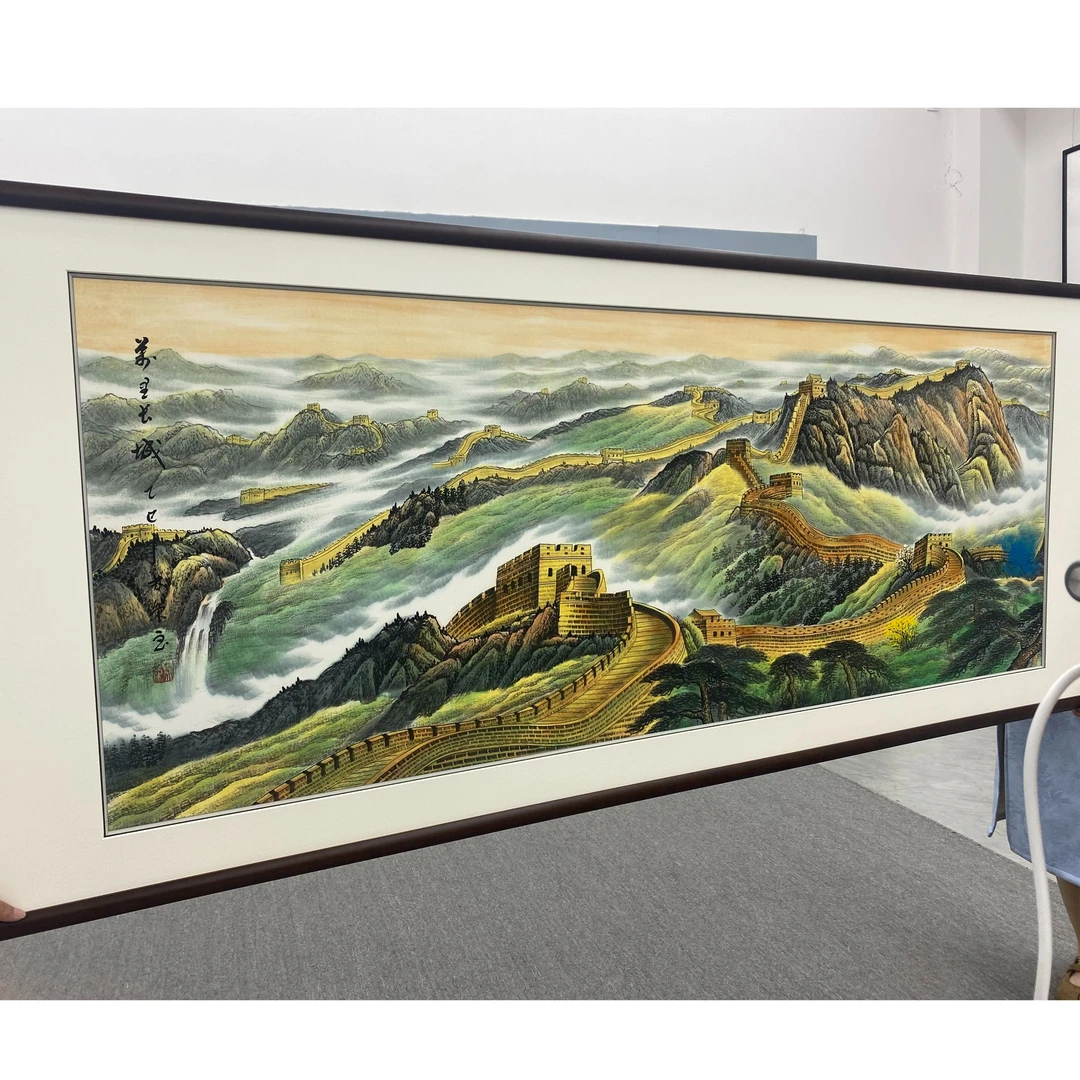 手绘【北棠书画院】国画山水画客厅办公室挂画国画字画