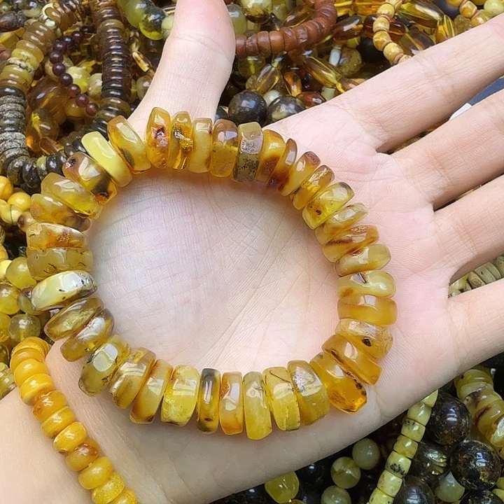 琥珀未镶嵌珠宝奇石