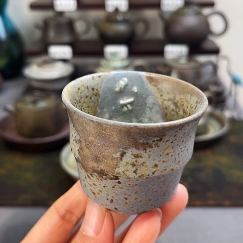 茶盏景德柴烧茶具-纯手工茶具