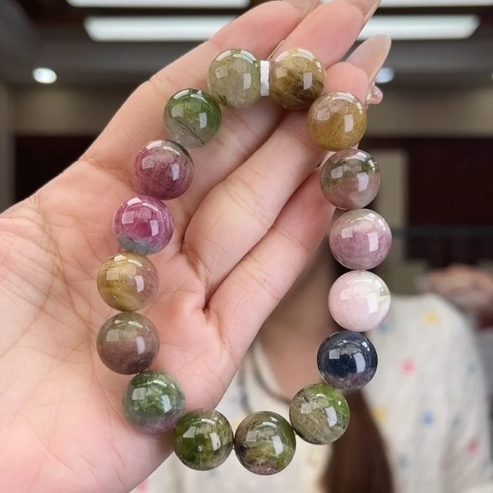 01580337碧玺/未镶嵌11mm+碧玺单圈多样性发货37