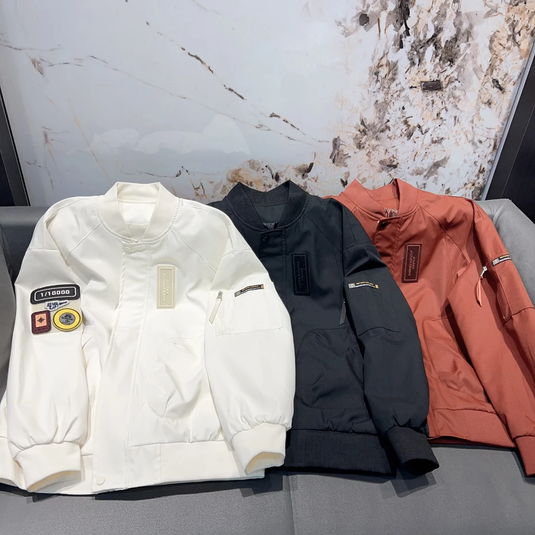 春季新款棒球领夹克外套2501