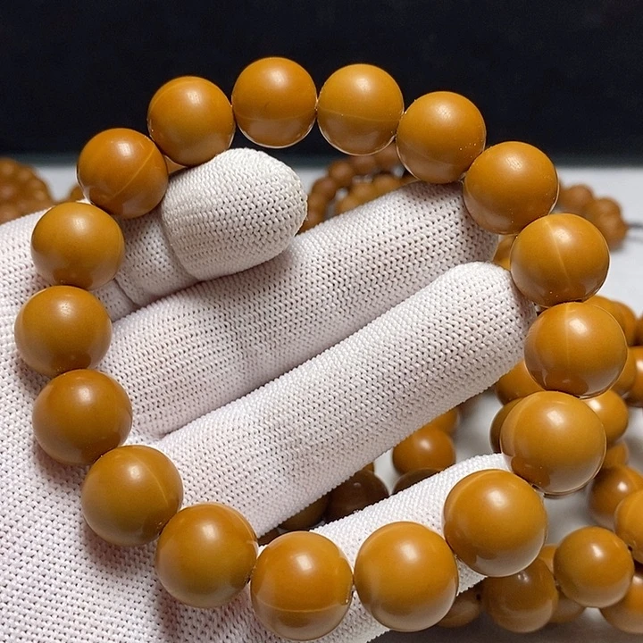 猴头核桃吊坠手工：园珠14