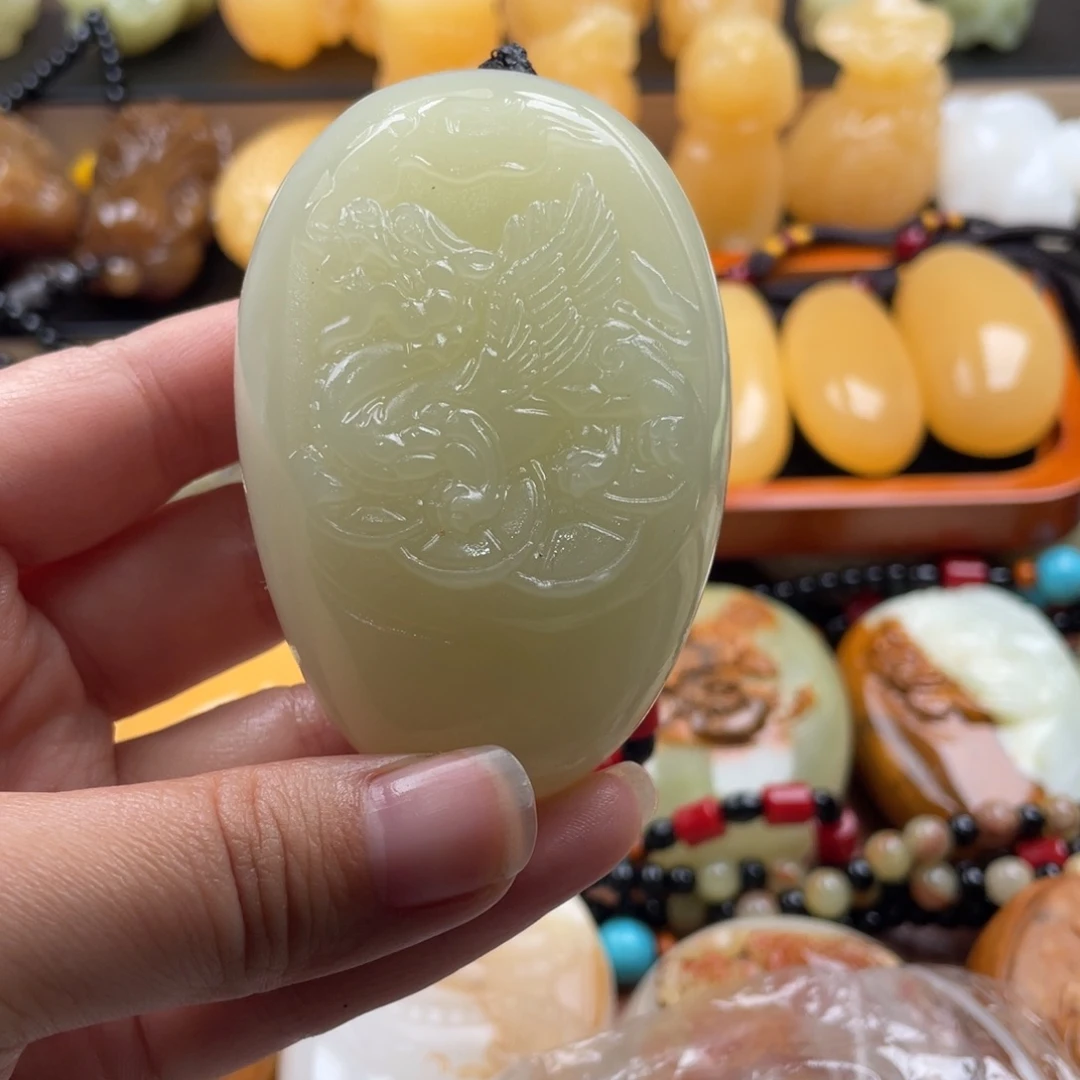 葛***英石材天然古青石手把件