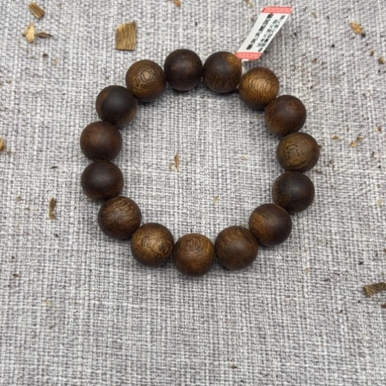 沉香手串C****d卡15的圆珠17克