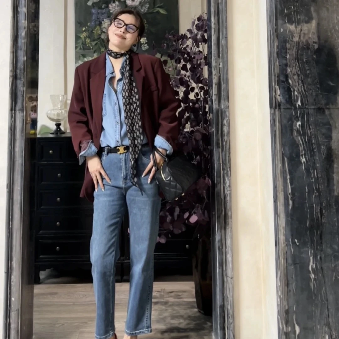 安可拉红外套2025早春新款韩版感宽松设计感西服