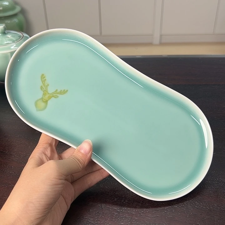 龙泉云间青瓷小米茶器