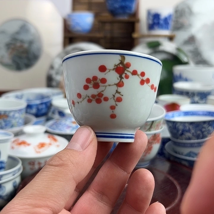 景德镇陶瓷手绘杯子