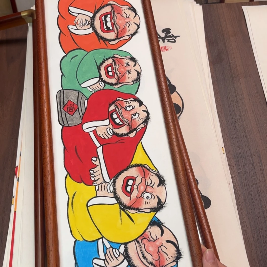 国画纯手绘禅意画作品