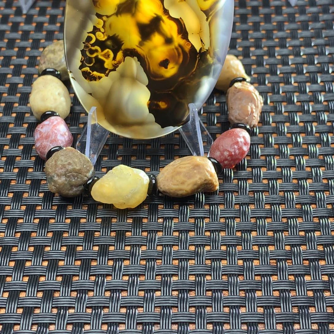 用***7未镶嵌天然海洋玉髓玛瑙/玉髓