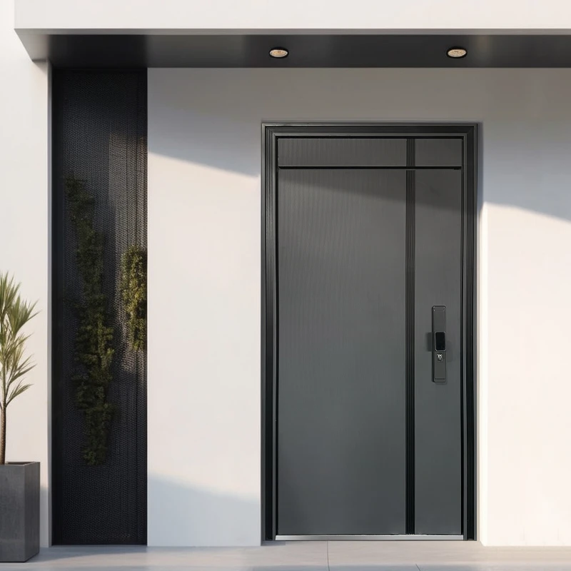 星空-小帅智能防盗门家用入户门锌镁合金超甲级防盗门简约式轻奢
