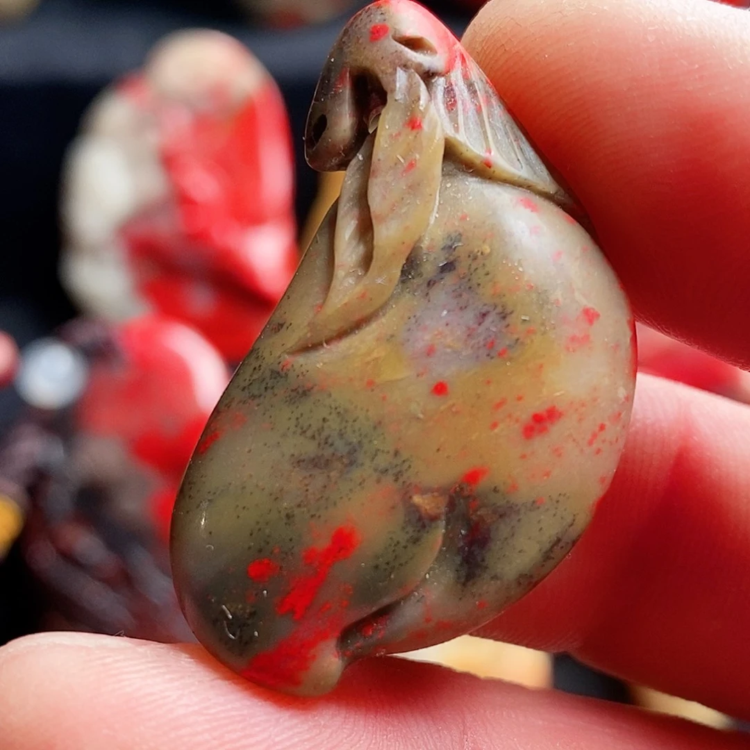 印石昌化石昌化鸡血石挂件