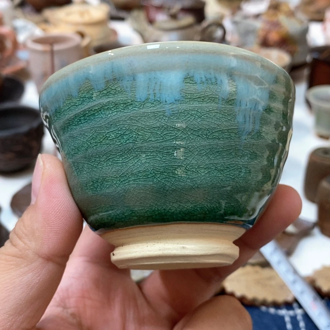 柴烧侘寂粗陶茶具
